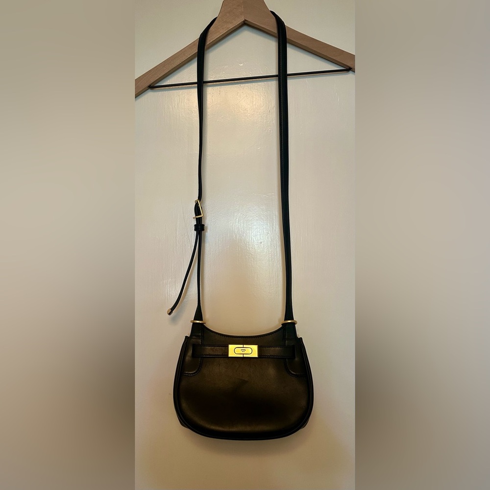 Tory Burch Black Leather Shoulder Bag